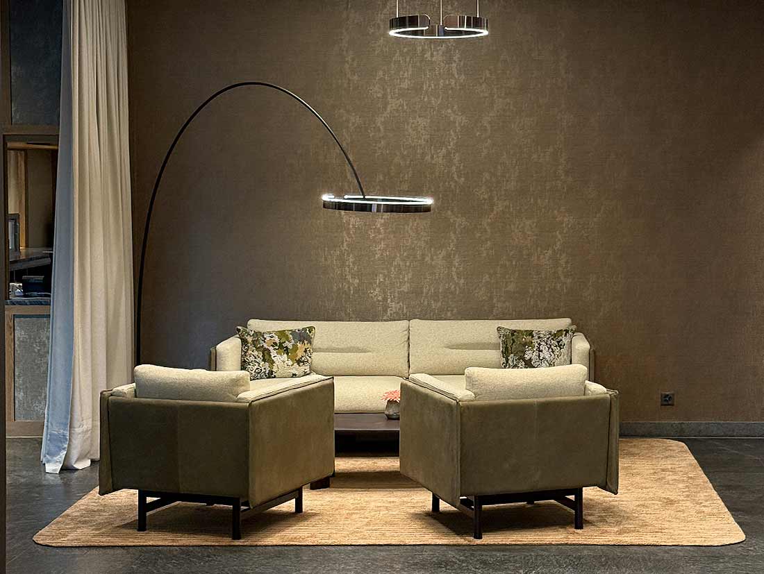 Stehleuchte Mito Largo – ikonische Bogenleuchte von Occhio